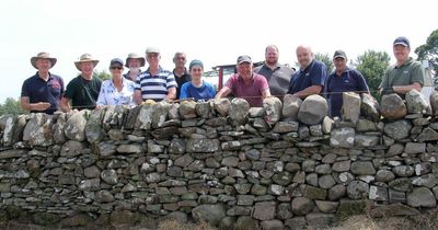 Dry-stane dykers put their skills to good use near Castle Douglas