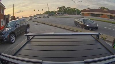 Honda Runs Red Light, Wrecks McLaren 570S
