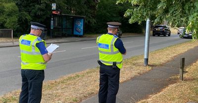 Police check nearly 150 vehicles on busy Nottinghamshire road in speeding operation
