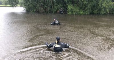 Police divers spotted searching lake after tipoff