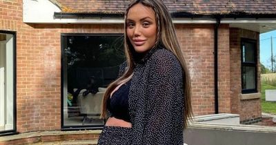 Charlotte Crosby shows off baby bump in swimsuit as she cosies up to beau Jake Ankers