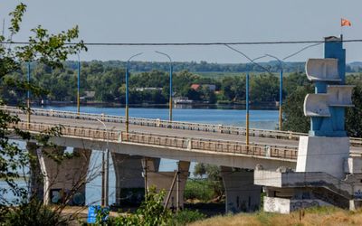 Ukraine hits key Russian-held bridge in Kherson