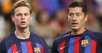 Robert Lewandowski's Barcelona start overshadowed as Xavi backs up Frenkie de Jong warning