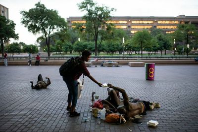 Homeless Texans left with few places to cool off during record heat