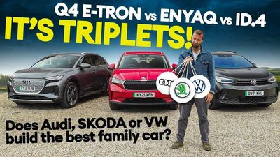 Skoda Enyaq, Audi Q4 E-Tron And VW ID.4 Compared With Surprising Results