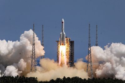 China closely tracking debris of its most powerful rocket