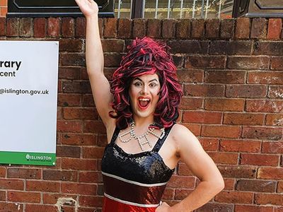 Police called as protesters storm children’s story hour hosted by drag queen at local library