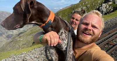 Couple had to carry their injured dog four miles down Snowdon because rail workers wouldn't let them on the train