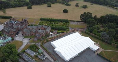 Thornton Manor marquee spotted days after council ordered its removal