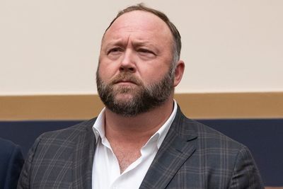 Alex Jones arrives hours late to second day of Sandy Hook trial after decrying case as a ‘witch hunt’