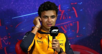 Lando Norris reacts to losing out to Fernando Alonso after "mind games" accusation