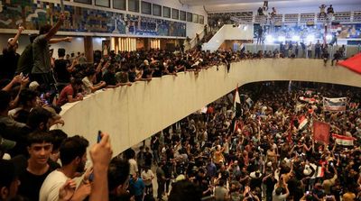 Sadr Followers Enter Iraqi Parliament in Show of Force