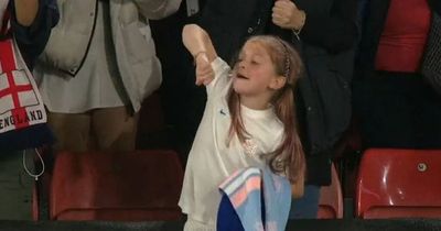 Adorable England fan opens up about 'crazy' moment she went viral over semi-final celebrations
