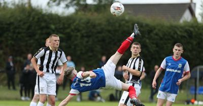 The Charlie Allen 'mini me' going head over heels at the SuperCupNI