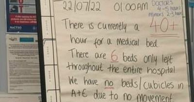 Patients forced to wait more than 40 HOURS with only six beds available as Greater Manchester A&E hits crisis point