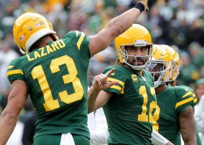 Aaron Rodgers jokingly stole Davante Adams’ Hall of Fame comparison to talk up Allen Lazard