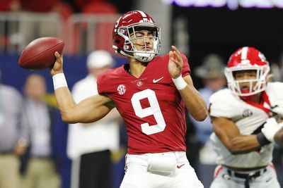 WATCH: Bryce Young gets tossed into cold tub by Alabama teammates