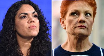 Pauline Hanson and Jacinta Price show how they’ll foil the Voice to Parliament