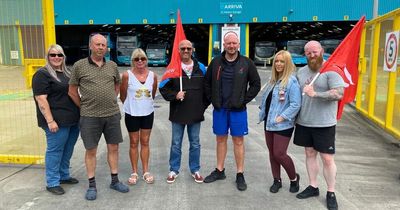 Striking Arriva drivers 'struggling to put food on the table for their kids'