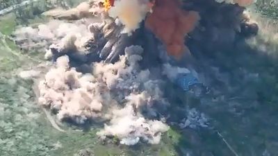 Ukrainian Troops Show Off Mastery At Blowing Up Russian Ammo Depots Near Kharkiv