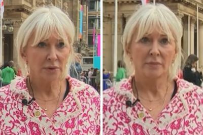 Nadine Dorries forced  to cut short TV interview amid 'altercation'