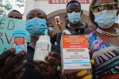 Years of progress made in global Aids fight set back by Covid pandemic, UN report says