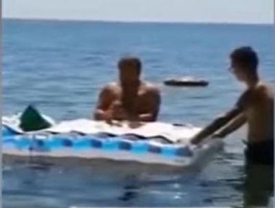 ‘Imprudent’ Italian priest being probed for using inflatable mattress as altar at sea