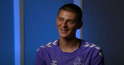 Vitalii Mykolenko reacts to Everton chant and describes toughest months of his life