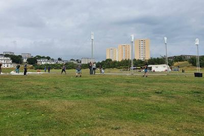 Pictures show five-day climate camp setting up in Aberdeen