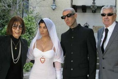 Kourtney Kardashian unveils unseen wedding day pictures after marrying Travis Barker