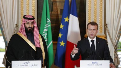 Macron hosts Saudi prince despite outrage by rights groups, Khashoggi fiancée