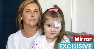 Girl, 4, blinded by own scooter in horrific accident on her way to nursery school