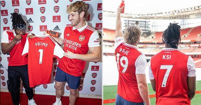 YouTube boxers KSI and Logan Paul celebrate deal with Premier League side Arsenal