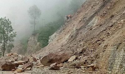 Uttarakhand: Landslides block roads in Uttarkashi