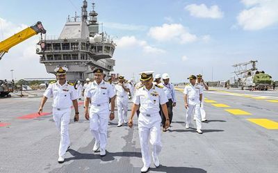 Navy takes delivery of aircraft carrier