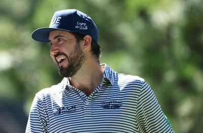 This PGA Tour player dropped his club in disgust after his tee shot, then laughed as he made an ace at Rocket Mortgage