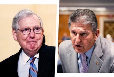 Manchin "publicly played" McConnell
