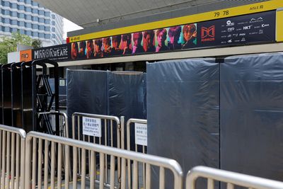 Giant video screen falls during Hong Kong pop concert, dancers hurt