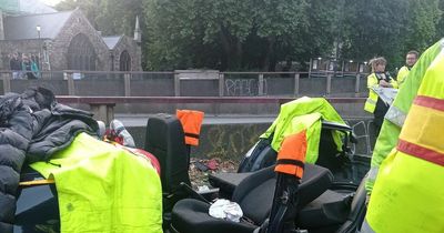 Bristol firefighters cut man from vehicle after Temple Way crash