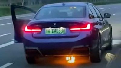BMW i3 Sedan Test Drive In China Goes Badly, Car Catches Fire
