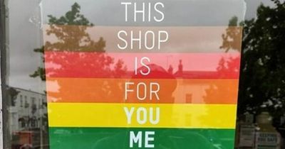 The heart-warming gesture from businesses across a Welsh town to support the LGBT+ community