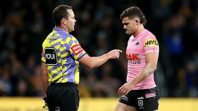 Nathan Cleary sent off as Penrith's premiership campaign falls apart