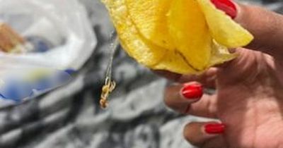 Mum finds 'cooked spider' in half-eaten packet of Walkers crisps before throwing up