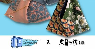 Lochwinnoch Community Larder and ReMode team up to create 300 bags