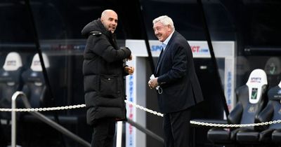 Steve Bruce grateful for Pep Guardiola support amid 'emotional' Newcastle United experience
