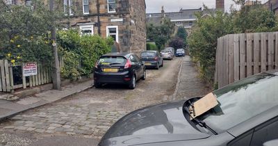 Edinburgh driver called out by furious neighbour with angry parking note