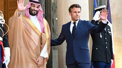 Saudi prince accused of complicity in Khashoggi murder thanks Macron for 'warm reception' in Paris