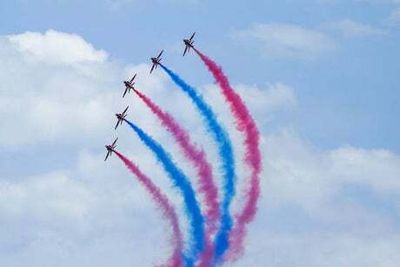 Who are the Red Arrows and what is their flypast schedule for 2023?