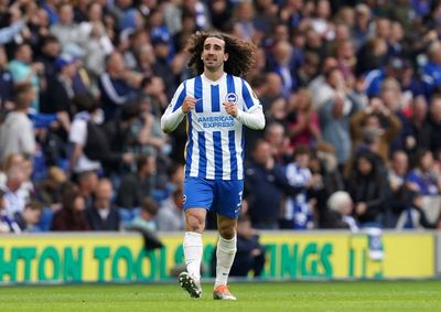 ‘He’s a Brighton player’: Pep Guardiola coy on Marc Cucurella transfer talk