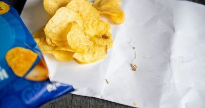 Mum felt 'physically sick' after finding 'cooked spider' in packet of cheese and onion Walkers crisps